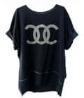 Designer Inspired Diamante Coco T-Shirt